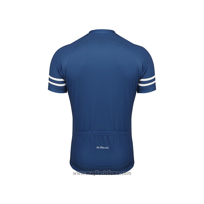 2021 Abbigliamento Ciclismo De Marchi Spento Blu Manica Corta e Salopette